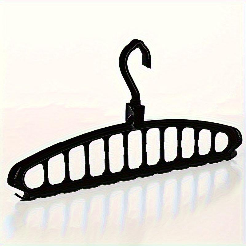 

1PC Multi-Hole Space Saving Hanger - Foldable Clothes Organizer for Pants Shirts Skirts Home Travel