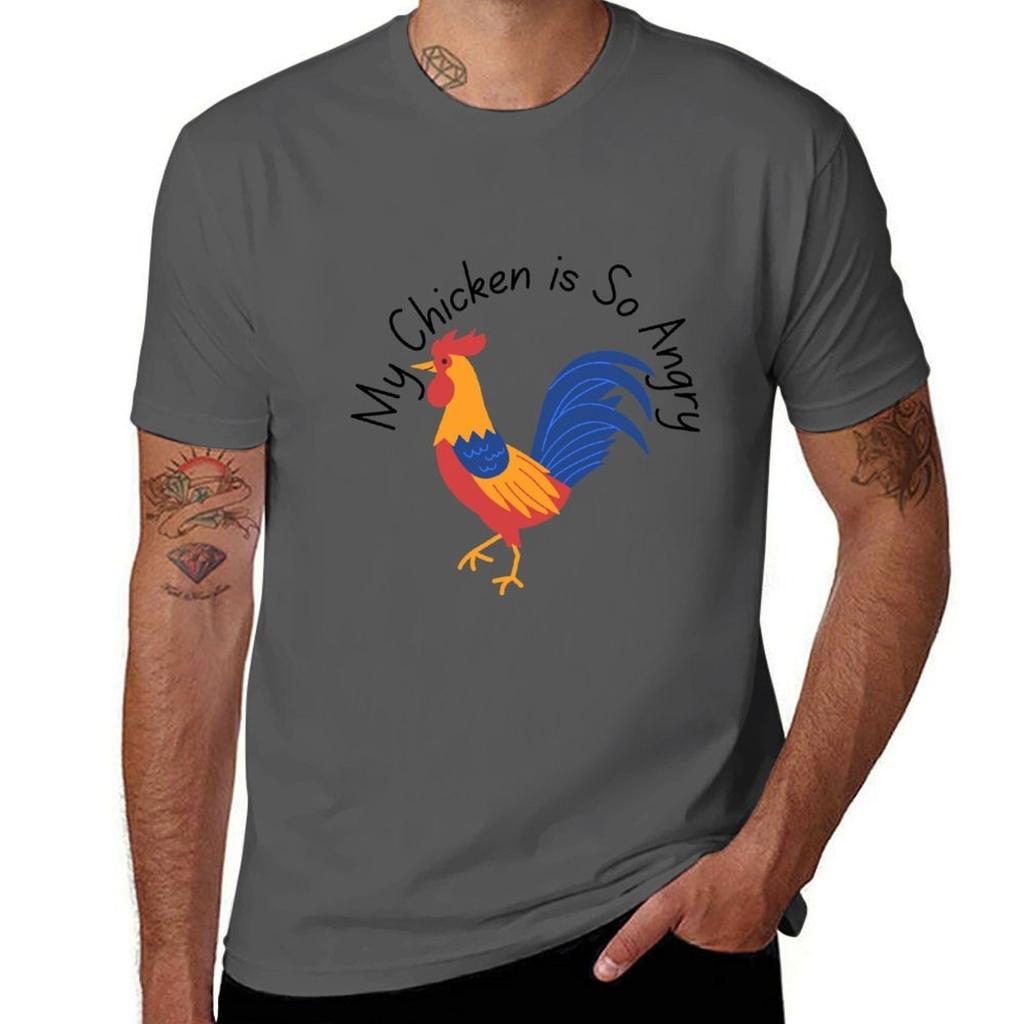 My Chicken is So Angry TShirt Casual Loose Fit Short Sleeve TShirt