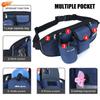 Hot Selling Oxford Zipper Outdoor Leash Multi-Functional Sports Running Fitness Training Dog Walking Pet Waist Bag Fanny Pack