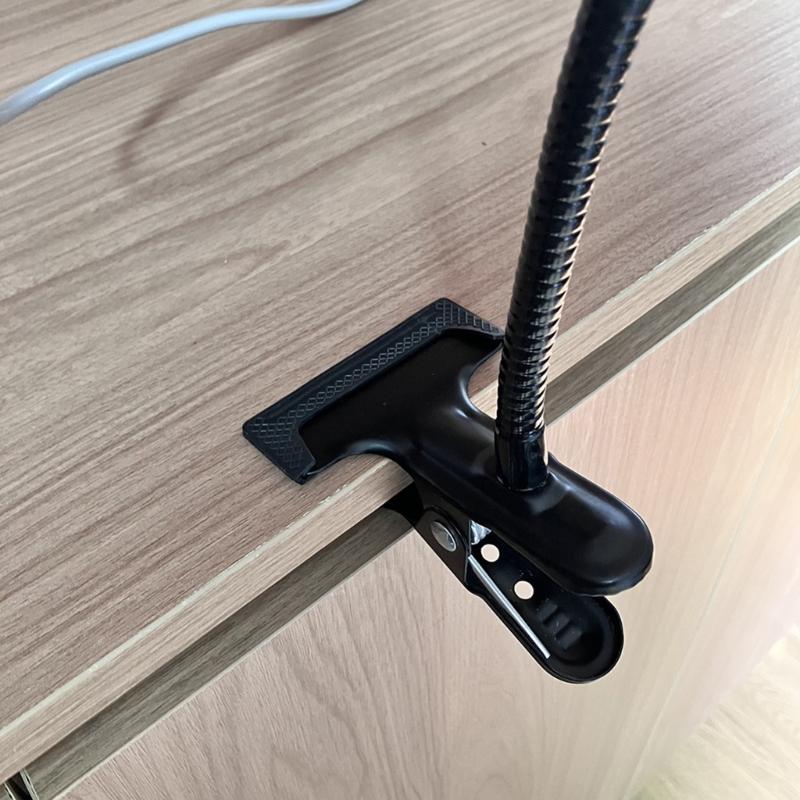 Flexible 360 Degree Rotatable Gooseneck Arm Stand Heavy Duty Clamp Microphone Holder for Podcast Video Streaming