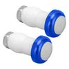 2pcs Bike Lights LED Adjustable 20 Meters Visible Handlebar Turn Signals with Built In Batteries for Bicycles