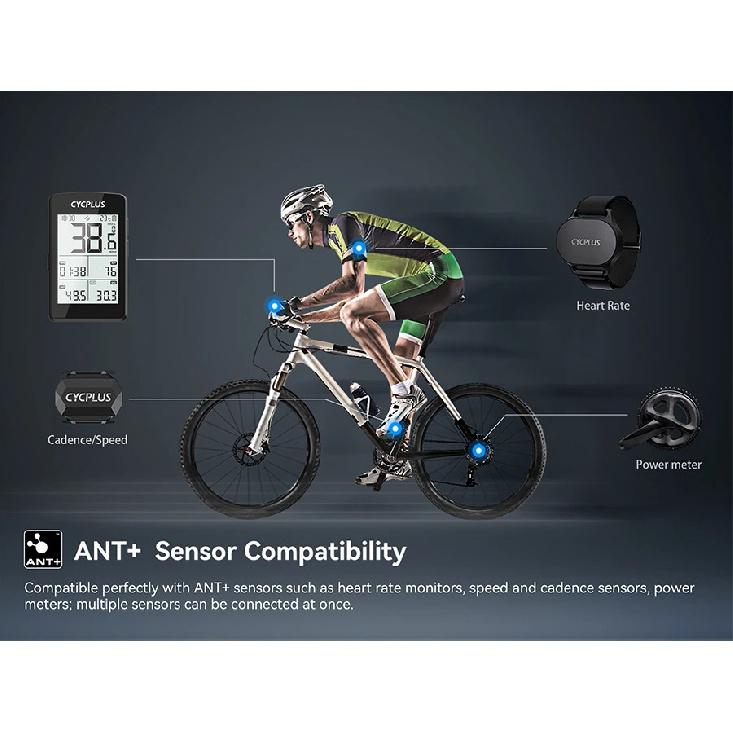 CYCPLUS M3 GPS Komputer Rowerowy Akcesoria Rowerowe Bezprzewodowy ANT+ BLE 5.0 Wodoodporny Prędkościomierz Rowerowy Licznik Przebiegu