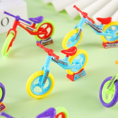 12Pcs DIY Mini Bicycle Assembly Model Educational Simulation Toy Plastic Bicycle Bike Building Toy Decoration Party