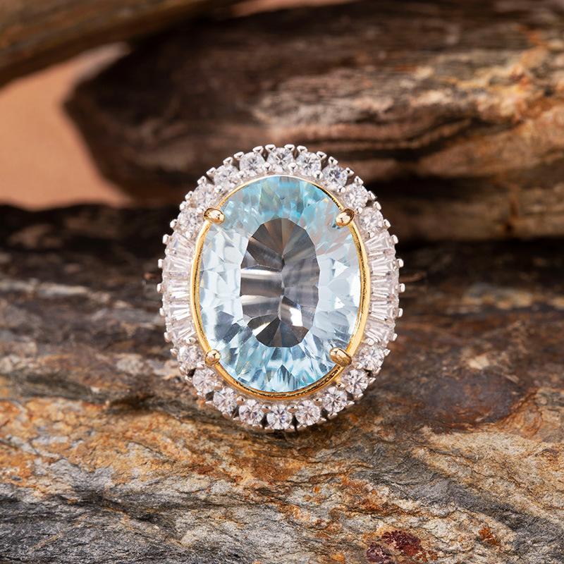 Natural Citrine Amethyst Colored Treasure Necklace Women'S Millennium Cut S925 Sterling Silver Pendant Light Luxury High-End Jewelry