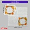 20pcs Disposable Napkins with Pumpkin, Maple Leaves Pattern Print for Wedding,Parties,and Daily Use for Thanksgiving Fall Christmas Table Decoration