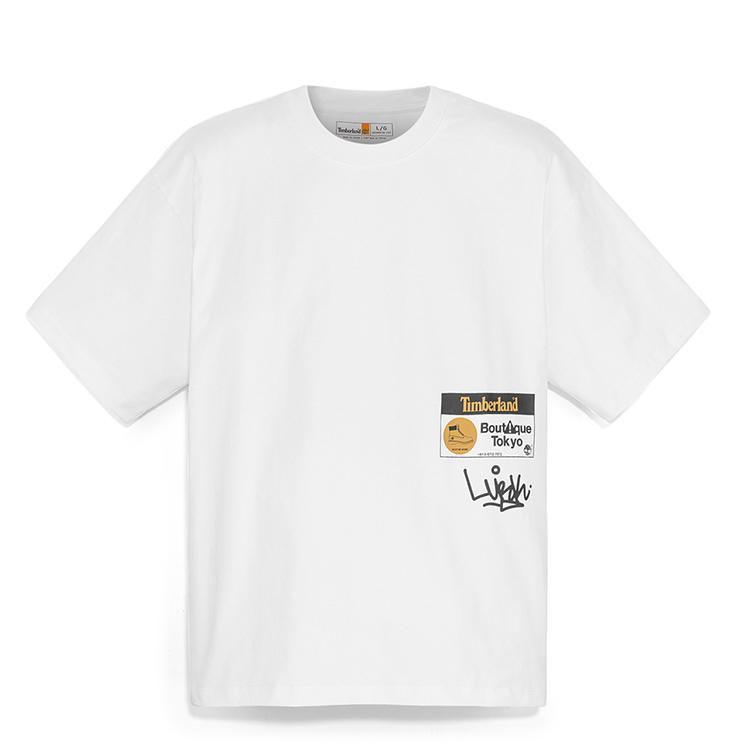 Timberland T Shirt Unisex White A5RQR-100