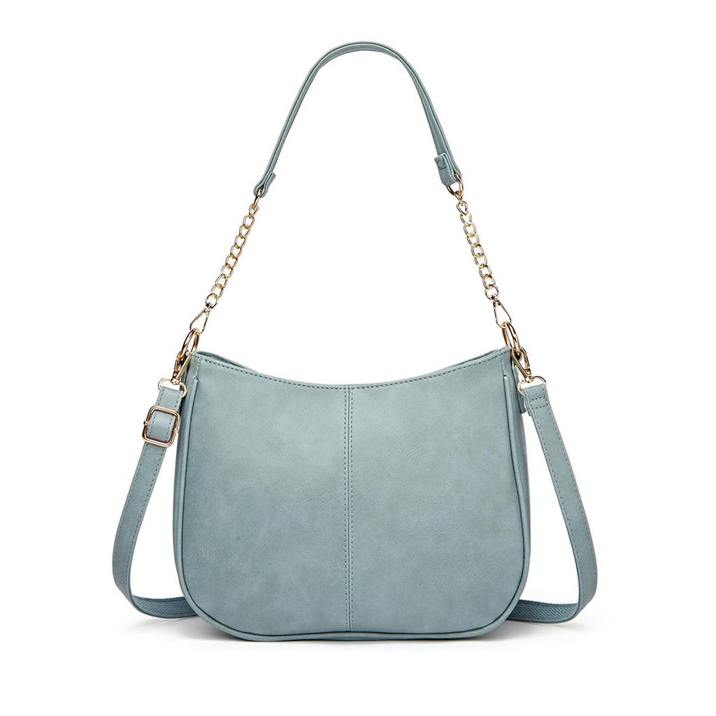 Shoulder PU Large Commuter Shoulder Perfect for and Blue NICOLE&DORIS Women's Bag, Stylish, Crossbody, Leather, Elegant, Capacity, Waterproof,