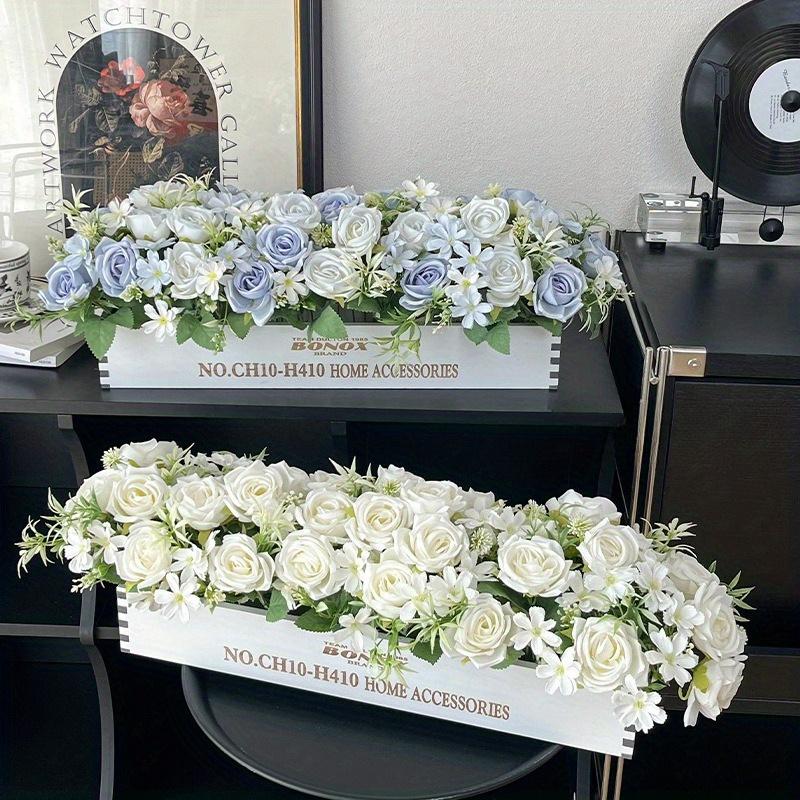 1Pc Small fresh French Curled Small Rose Bunch Artificial Flower Decoration