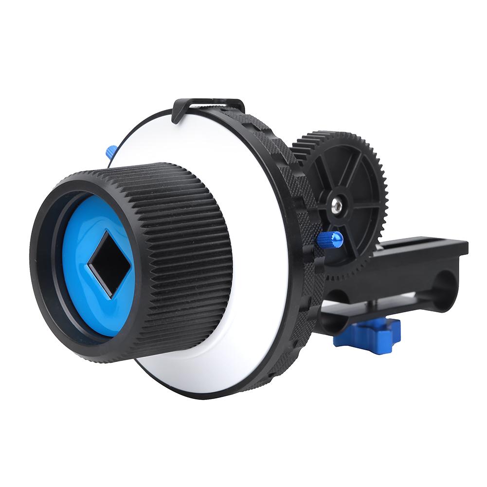 DSLR Universal Damping Design Accurate Focusing Follow Focus with AB Limit for Micro Film Shooting