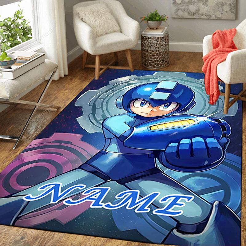 Custom 1Pc Mega Man Adventure Rug Office Carpet Indoor Outdoor Entrance Doormat Nonslip Soft And Comfortable Living Room D2915183
