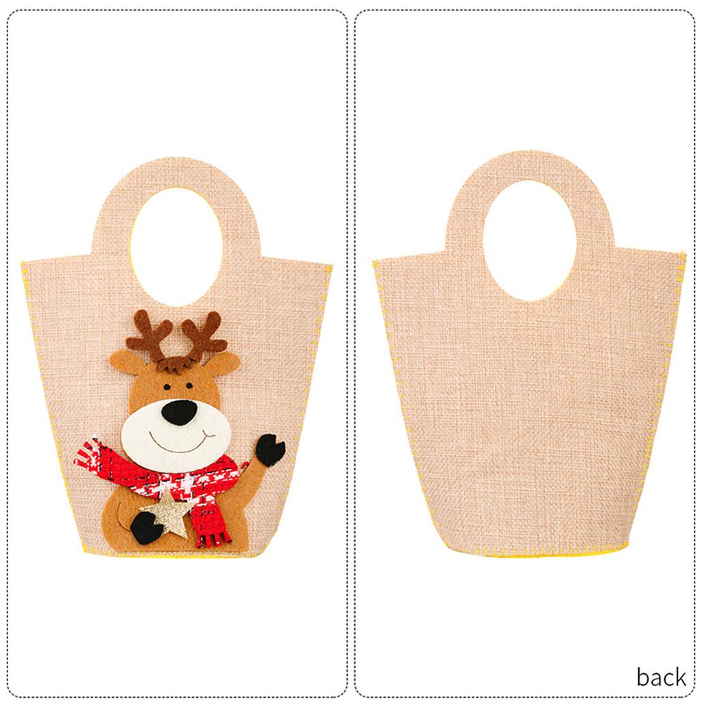 Christmas Decoration Cartoon Tote Bag Christmas Gift Bag Children's Candy Bag Gift Bag