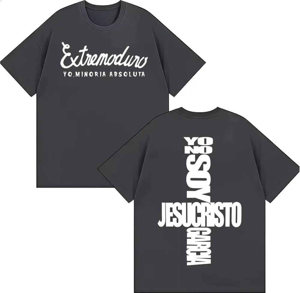 Band Extremaduro Yo No Soy Jesusquisto Garcia Tshirt Summer Men Women Harajuku Casual Cotton Retro Gothic Extra Large Tshirt