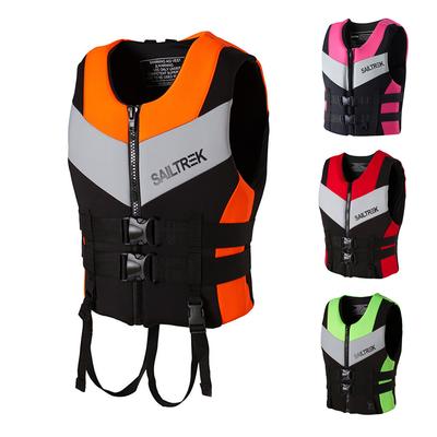 Sport Acquatici Pesca Sci Nautico Gilet Kayak Canottaggio Nuoto Deriva Gilet di Sicurezza Adulti Giubbotto di Salvataggio Neoprene Sicurezza Gilet di Salvataggio