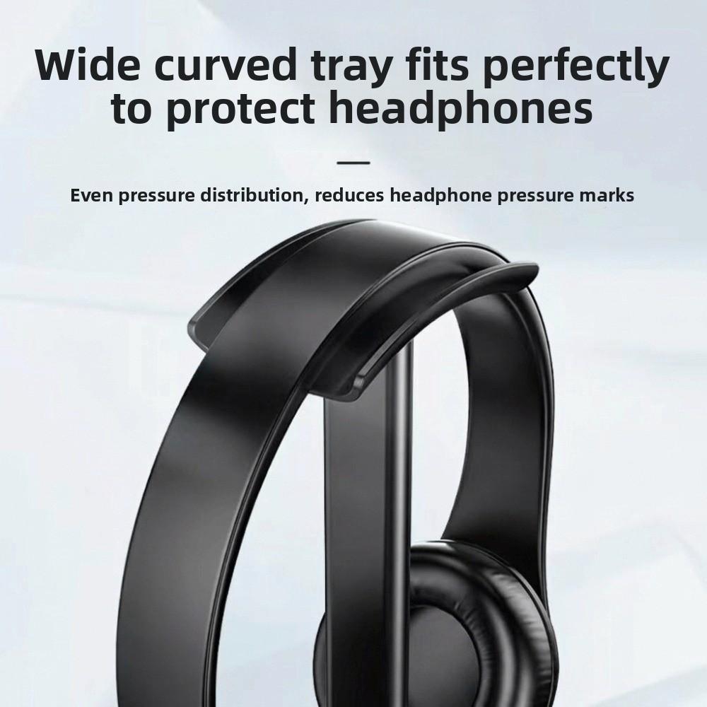 With Phone Stand Headphone Stand Sturdy Earphone Mount Hanger Headset Holder  Gaming Setup