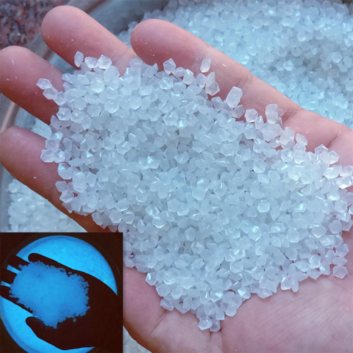 

High Brightness Resin Luminous Sand 3x5mm Pebble Stone Garden Aquarium Landscape Decoration Fluorescent Gravel 2 Packs/2000Pcs 2Packs (2000Pcs) белый