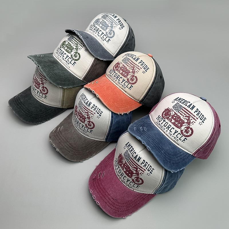 Men Women Cotton Fashion Snapback Caps Versatile Leisure New Cowboy Baseball Hat Street Hip-Hop Sunshade Outdoor Sport American