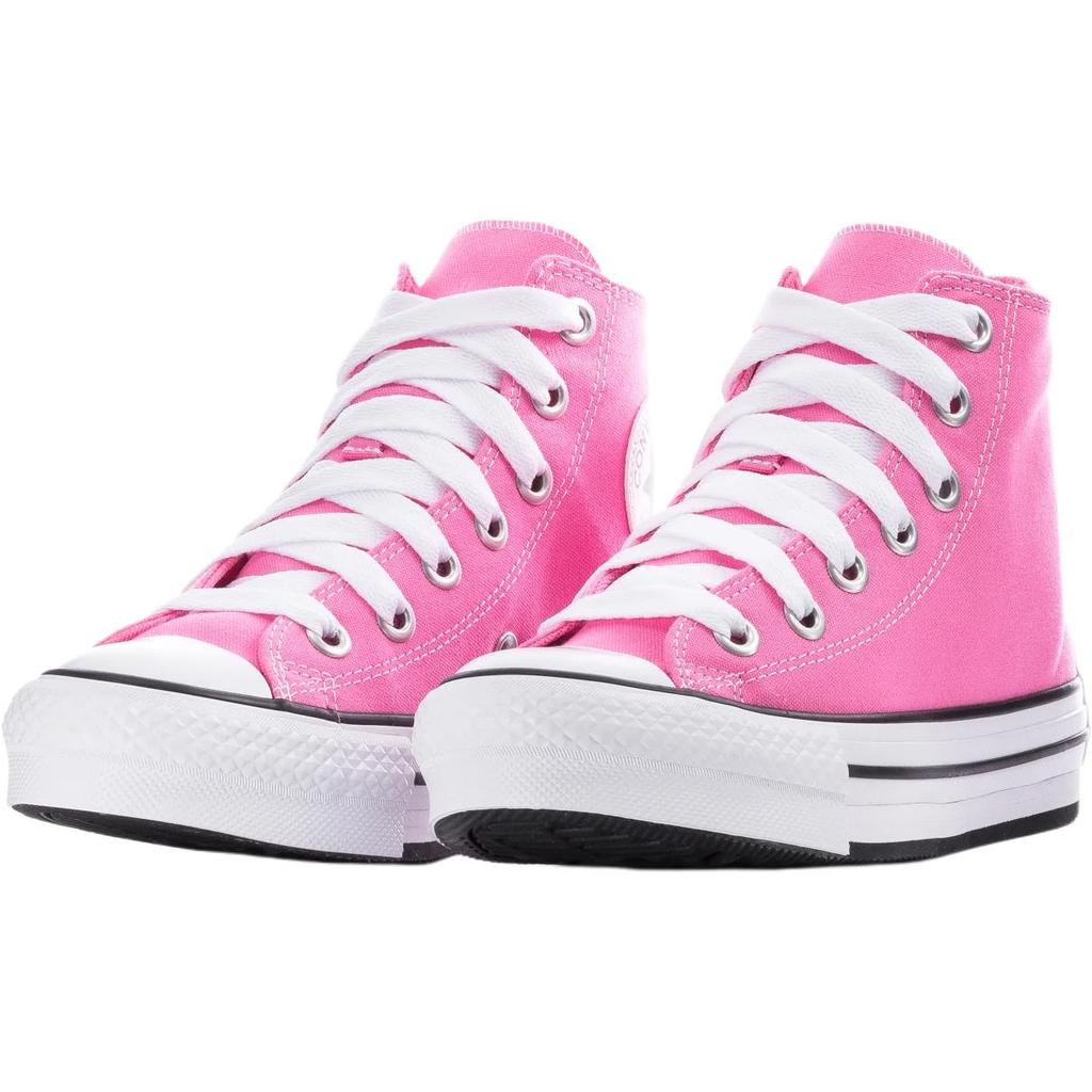 Converse Chuck Taylor All Star EVA Lift Platform High GS Sketch - Pink Kids Sneakers White Black A08468F