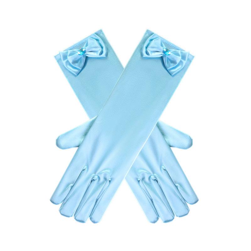 Cross-border foreign trade Ice and Snow Queen dress Fluffy yarn dress with cape Frozen Princess Elsa dress