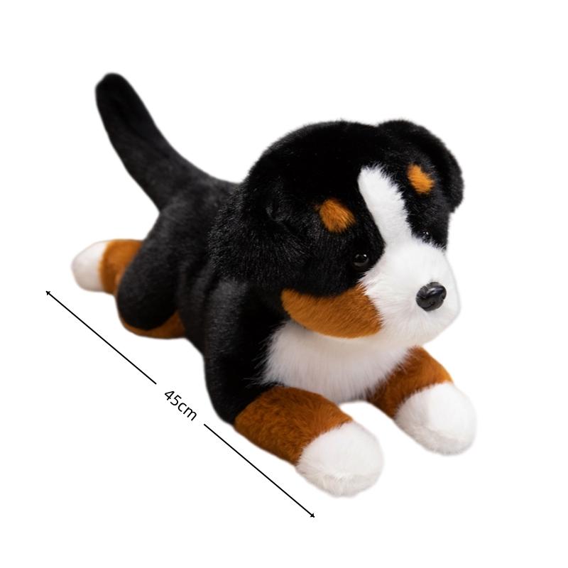 Realistisches Berner Sennenhund Welpen Plüschtier Weiches Flauschiges Kuscheltier Ideale Heimdekoration Sofa Schreibtisch Geschenk Für Mädchen
