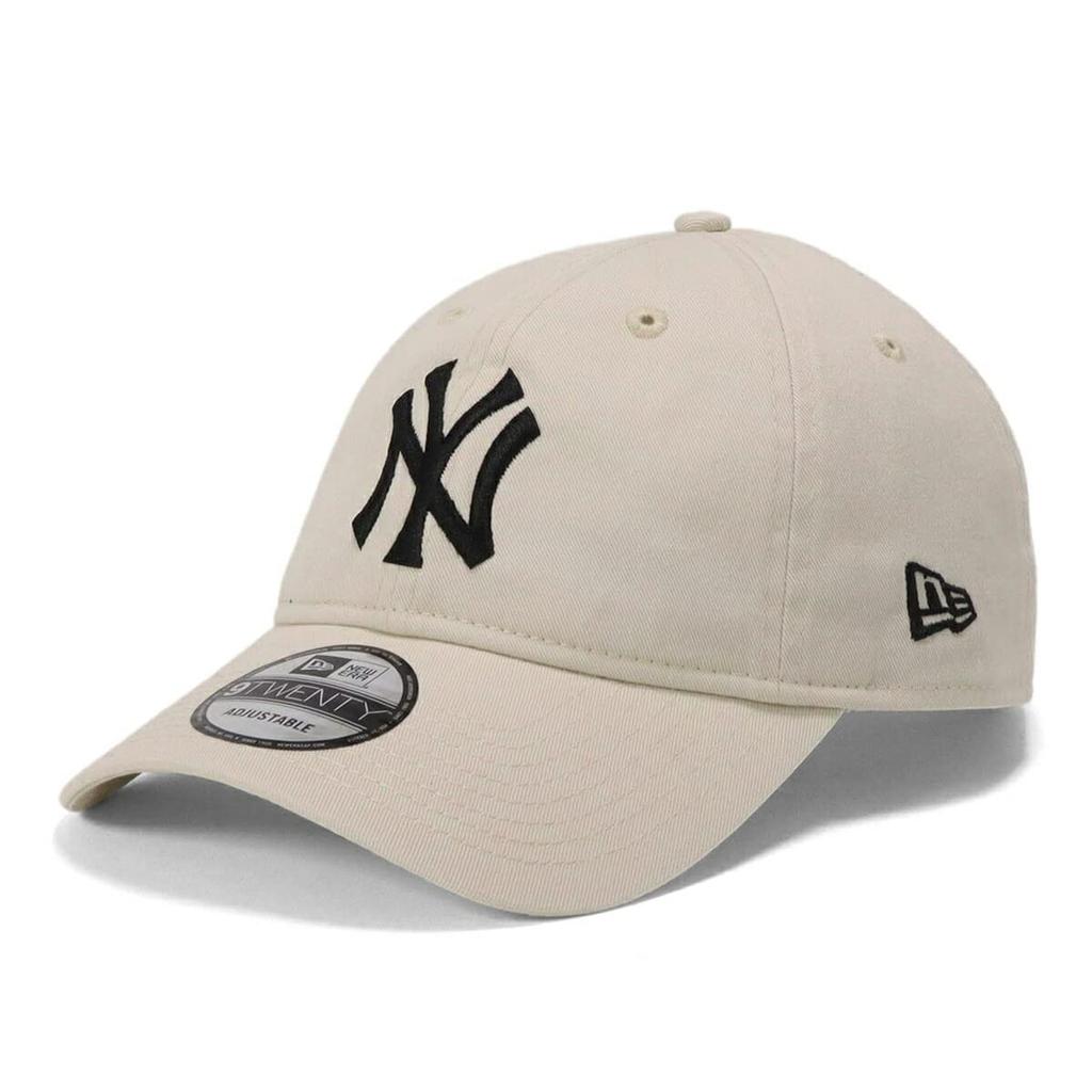 New Era 9TWENTY Low NY Size 920 Washed Neyyan Ivo 25J Cap, MLB, Ivory, M/L, Black,