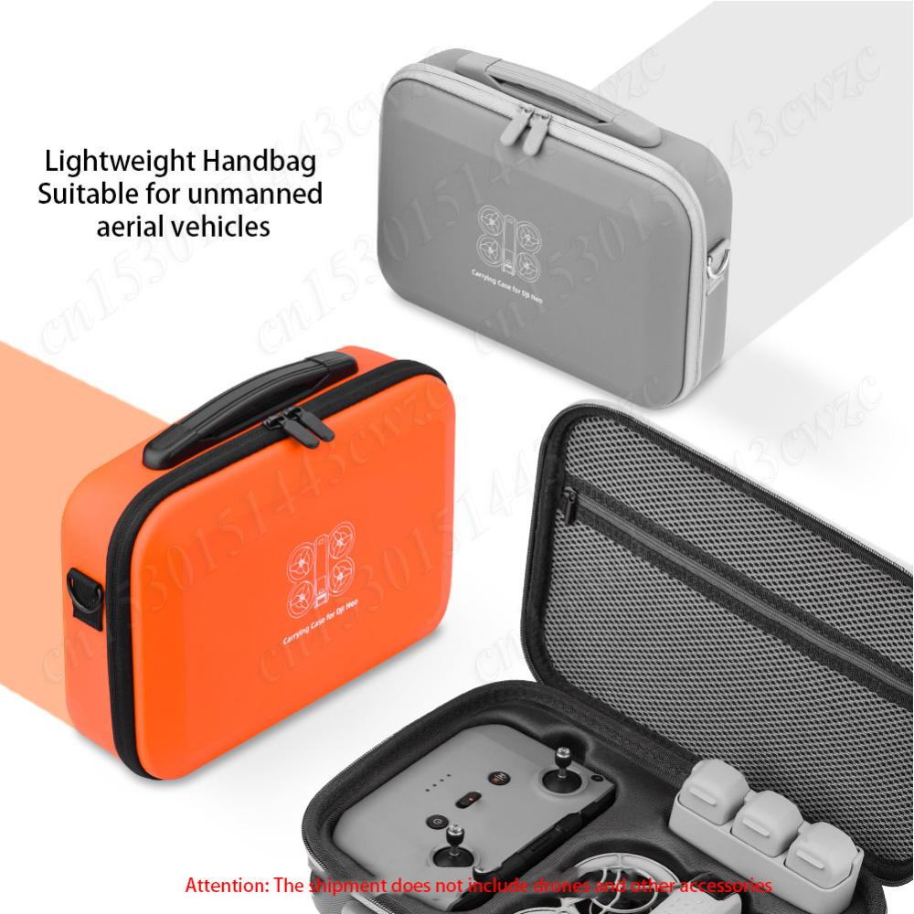 Carrying Box Case for DJI NEO Drones Controller Accessories PU Leather Hard Travel Storage Bag Shockproof Protective Travel Case