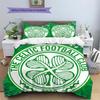 Celtic Football Club  Pattern Bedding Quilt Set  Home Decoration  Gift (1 * duvet cover + 2 * pillowcase  without core)