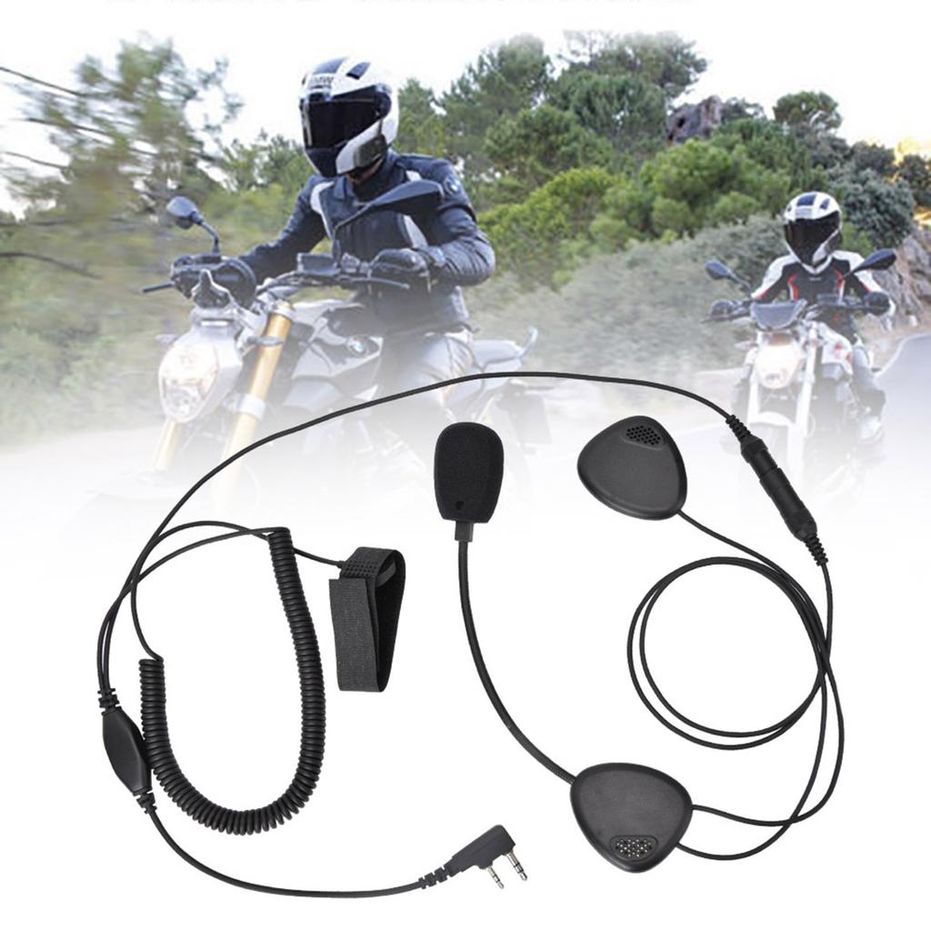 K Head Radio Walkie talkie Motorcycle Bicycle Waterproof PTT Helmet Headset Earphone