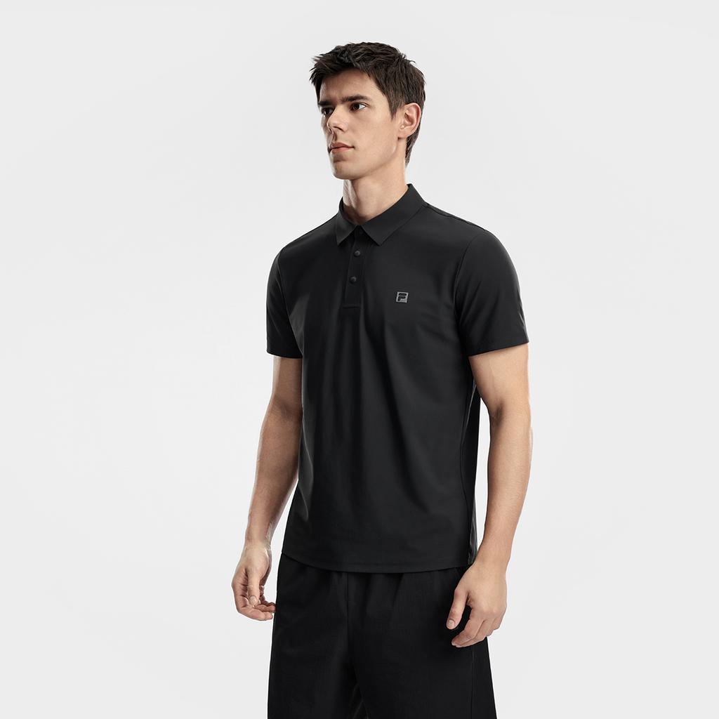 Fila Fitness Series Classic Simple Sports Training Casual Versatile Short Sleeve Polo Shirt Men Tops A51M621110FBK