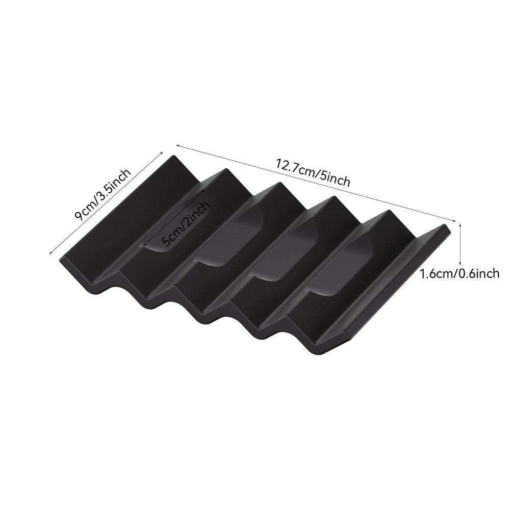 Quick Dry Silicone Soap Dish Wave Drainage Soap Rack Premium Soft Soap Pad Bathroom Sink