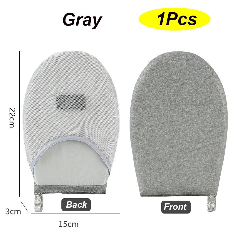 2PCS Washable Ironing Board Anti-scald Gloves Iron Pad Cover Mini Handheld Ironing Glove Heat-resistant Stain Ironing Board Mat