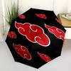 1 PC Automatic Folding Umbrella - Naruto Pattern Portable Foldable Design With 8 Ribs Christmas Birthday Gifts