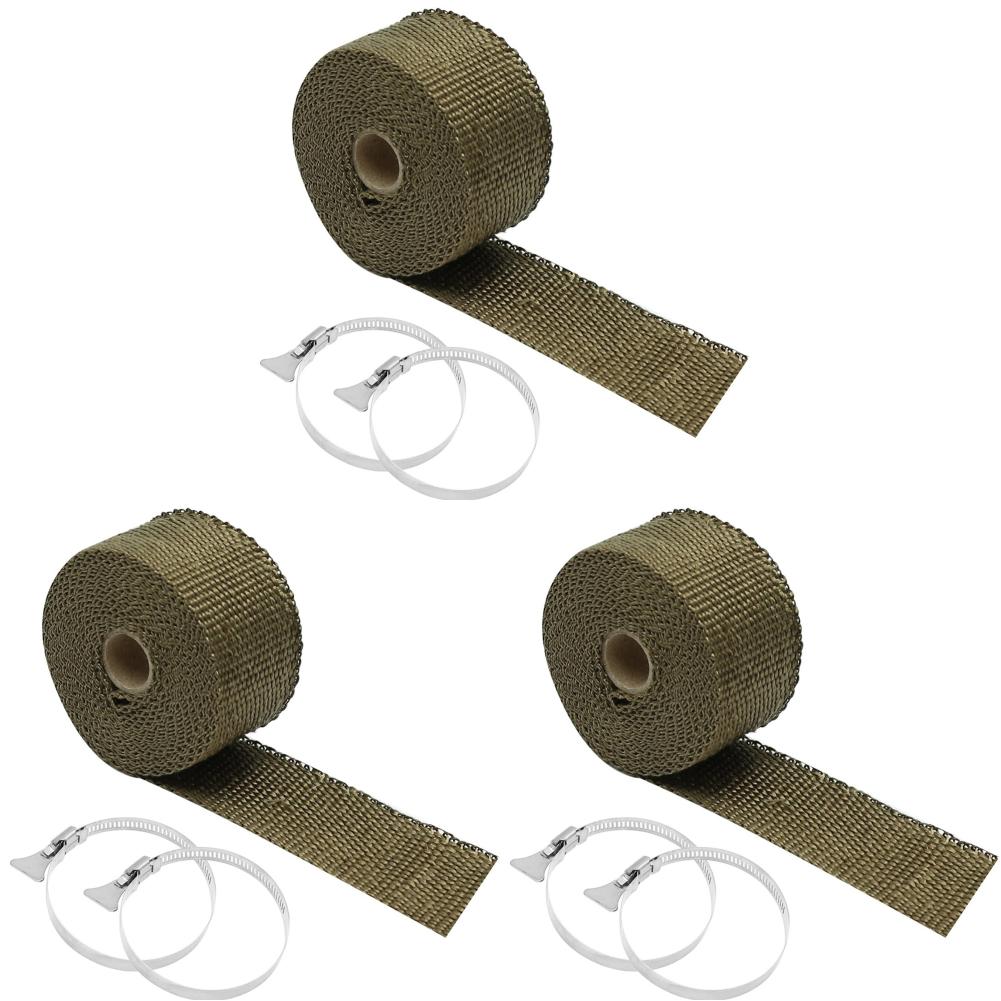 

Anti-Scald Camping Tent Stove Chimney Fireproof Ribbon with Adjustable Clamps QD