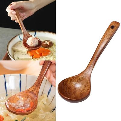 Teak Wood Spatula Wooden Non-Stick Pot Cooking Spatula Home Cooking Wooden Spoon Kitchen Utensil