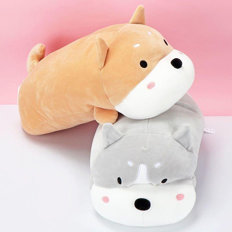 Fun Party Posture Puppy Plush Toy Doll Cute Puppy Doll Comfortable Sleeping Throw Pillow Birthday Gift Men and Women