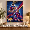Lamine Yamal Custom Name Text 5D Diamond Painting Kit DIY Full Drill Diamond Art Decoration