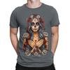Gothic Sugar Skull Woman Portrait TShirt Dark  Ornate Day of the Dead DT2382