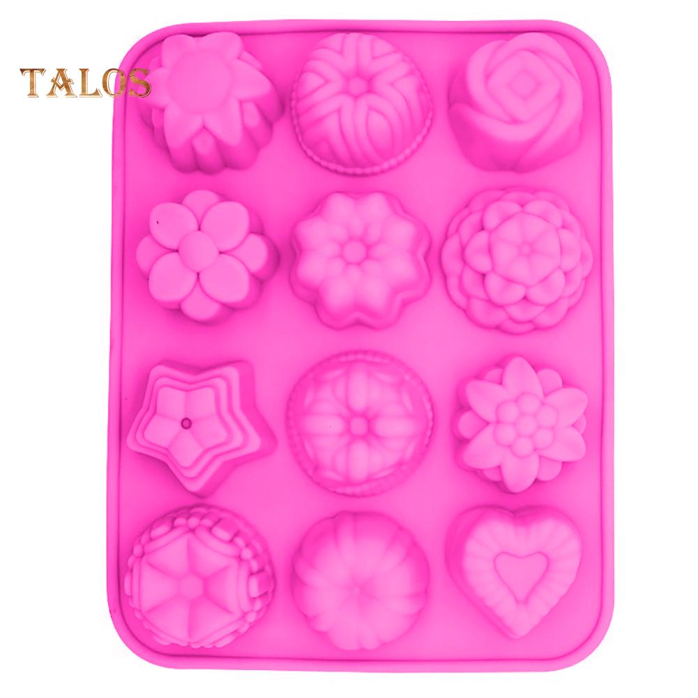 TK Flower Silicone Fondant Chocolate Cake Candy Mold DIY Baking Tool