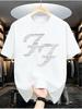 Foo T-Layout|  Pattern Quick-Dry Men's Casual Fashion Top, Round Neck, Slightly Elastic Fabric, Suitable for Weekend Leisure, Sports, Spring, Summer, 