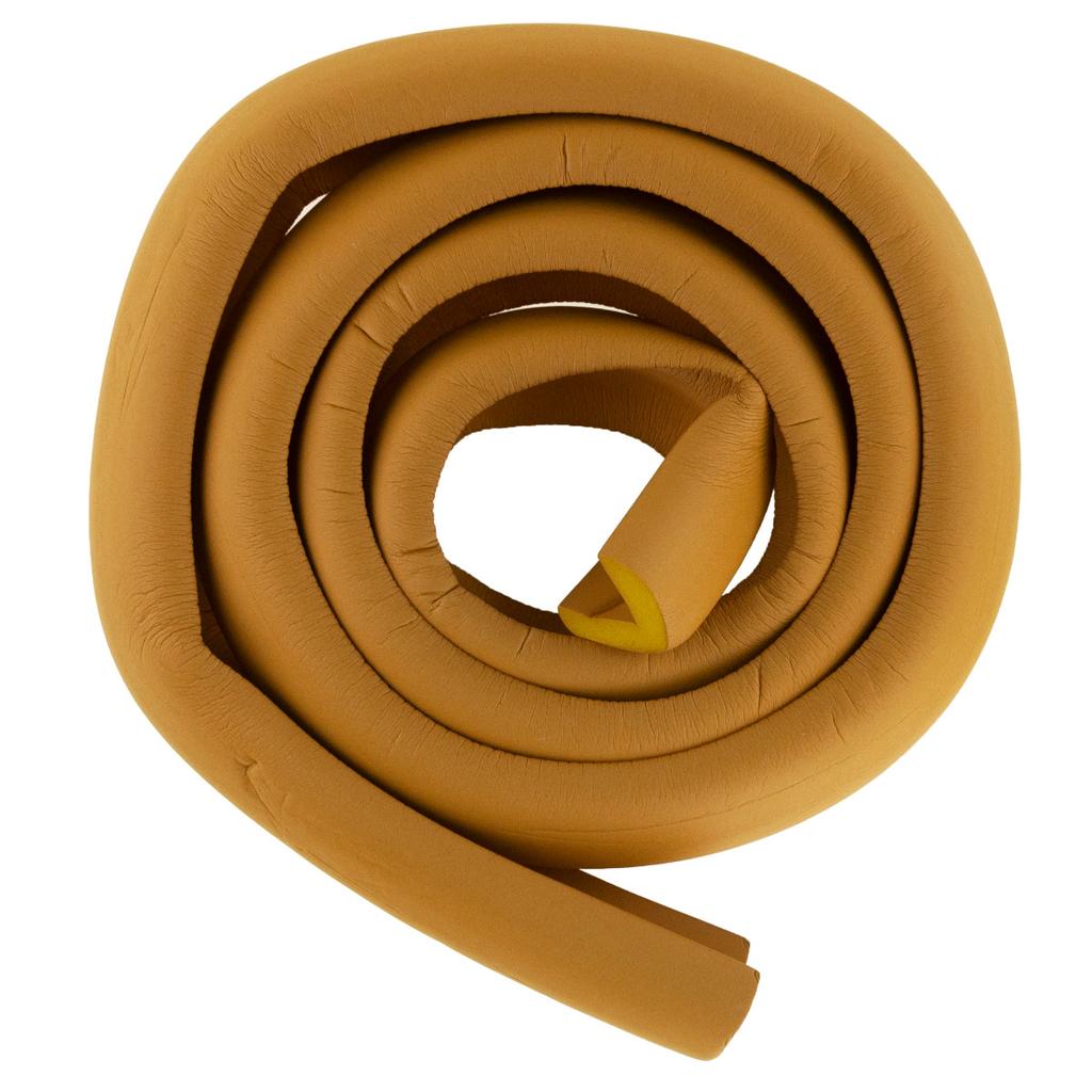 JJ29B FOAM TAPE FOR PROTECTING EDGES, RIM, CORNERS 2m BROWN CORNERS FURNITURE