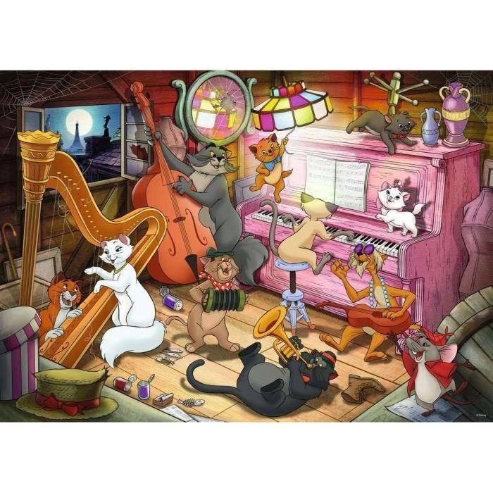 Puzzle De Collection Ravensburger Disney - Les Aristochats - 1000 Pièces - Dessins Animés Et BD