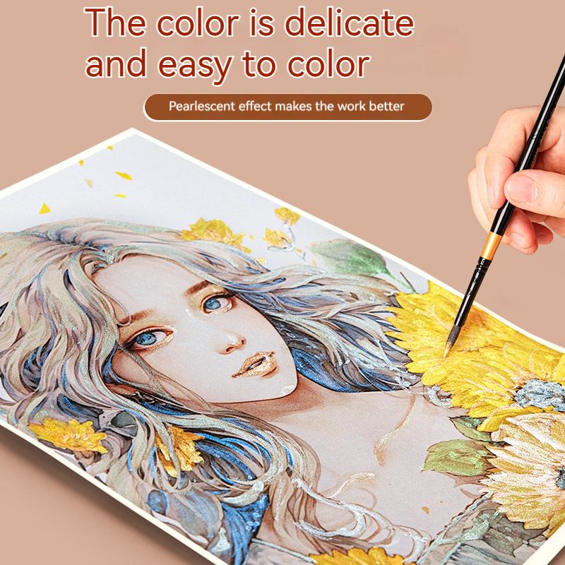12/20/24/60 Portable Gouache For Children Color Set Paint Solid Watercolor Pigment Gold Glitter Nail Painting Art Supplies