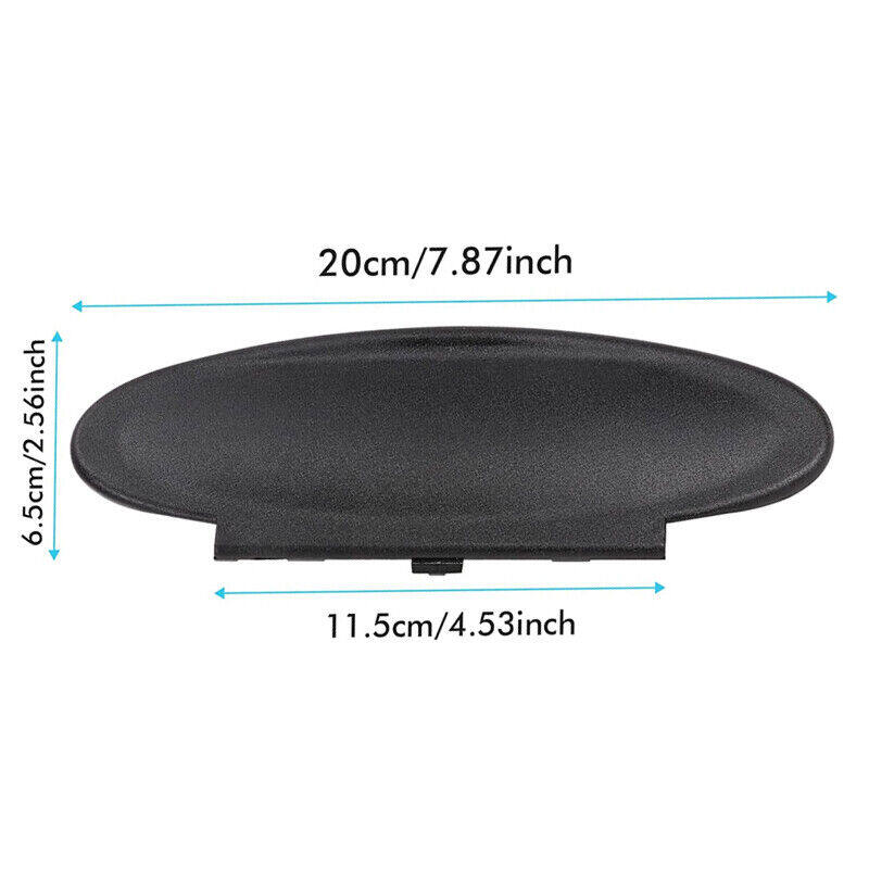 Coprispecchietti Parasole Interni Per Porsche 911 996/997, Boxster 986, Cayman 987 - 2 Pezzi, Nero ABS