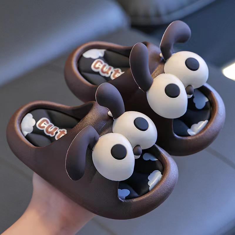 Kids' Cute Cartoon Non-Slip Soft-Soled Indoor Slippers for Boys & Girls