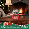Luminous Music Box Holiday Desktop Ornaments Christmas Crystal Ball Music Box With LED Light For Holiday Desktop Ornaments