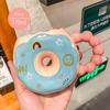 Taza de Agua Taza Taza de Donut Taza de Cerámica Taza de Leche de Dibujos Animados de Personalidad Creativa
