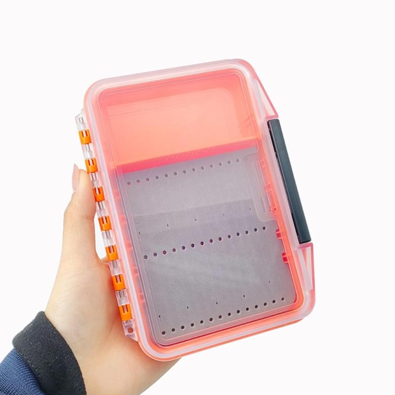 Waterproof Plastic Pockets Fly Fishing Box Portable Fishing Tackle Box Light Weight Fishing Tackle Hook Box Enduring
