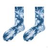 Pair Tie-dyed Crew Hipster Printed Socks