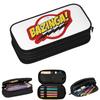 Bazinga The Big Bang Theory Pencil Cases for Student Gifts Pen Box Pencil Bag Big Capacity Pencil Pouch