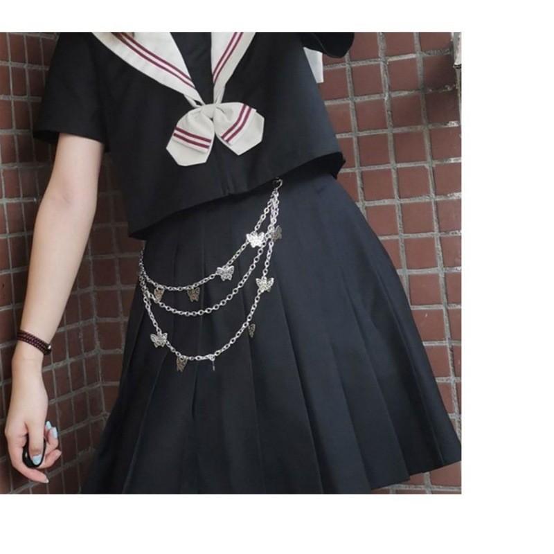 Chain Waist Fashionable With Charming Butterfly Design Perfect For Outfits Casual
