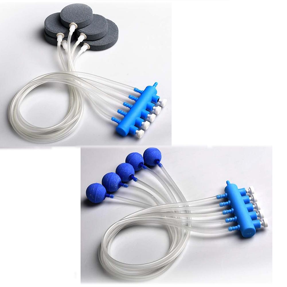 Aquarium Luftpumpe Schlauch Splitter Luftverteiler Einstellbare Tracheal Shunt Einzigen Loch Sauerstoff Booster Pumpe Adapter Zubehör